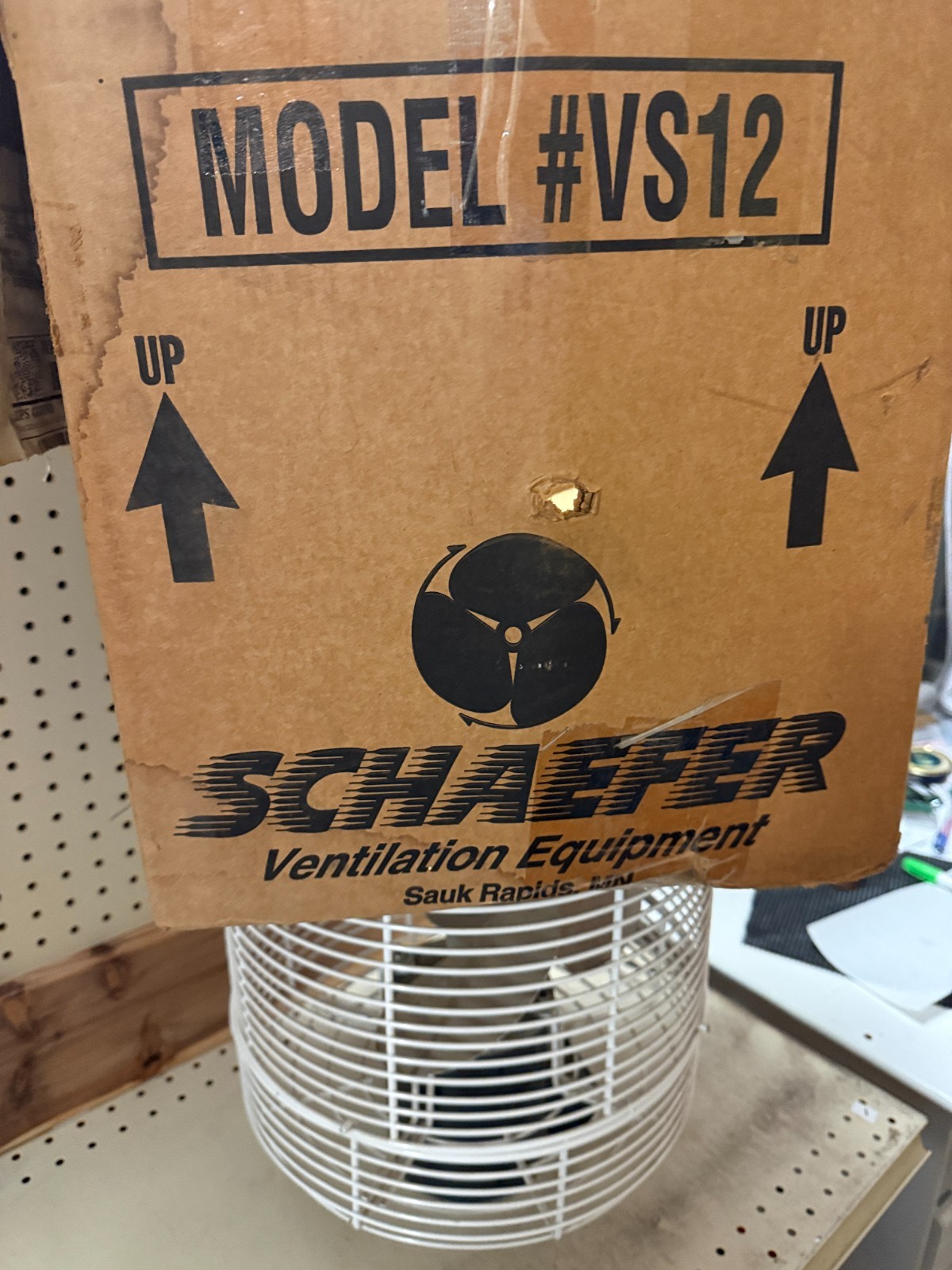 Schaefer VS12 (VK12) 12″ Versa-Kool Deep Guard Circulation Fan NEW