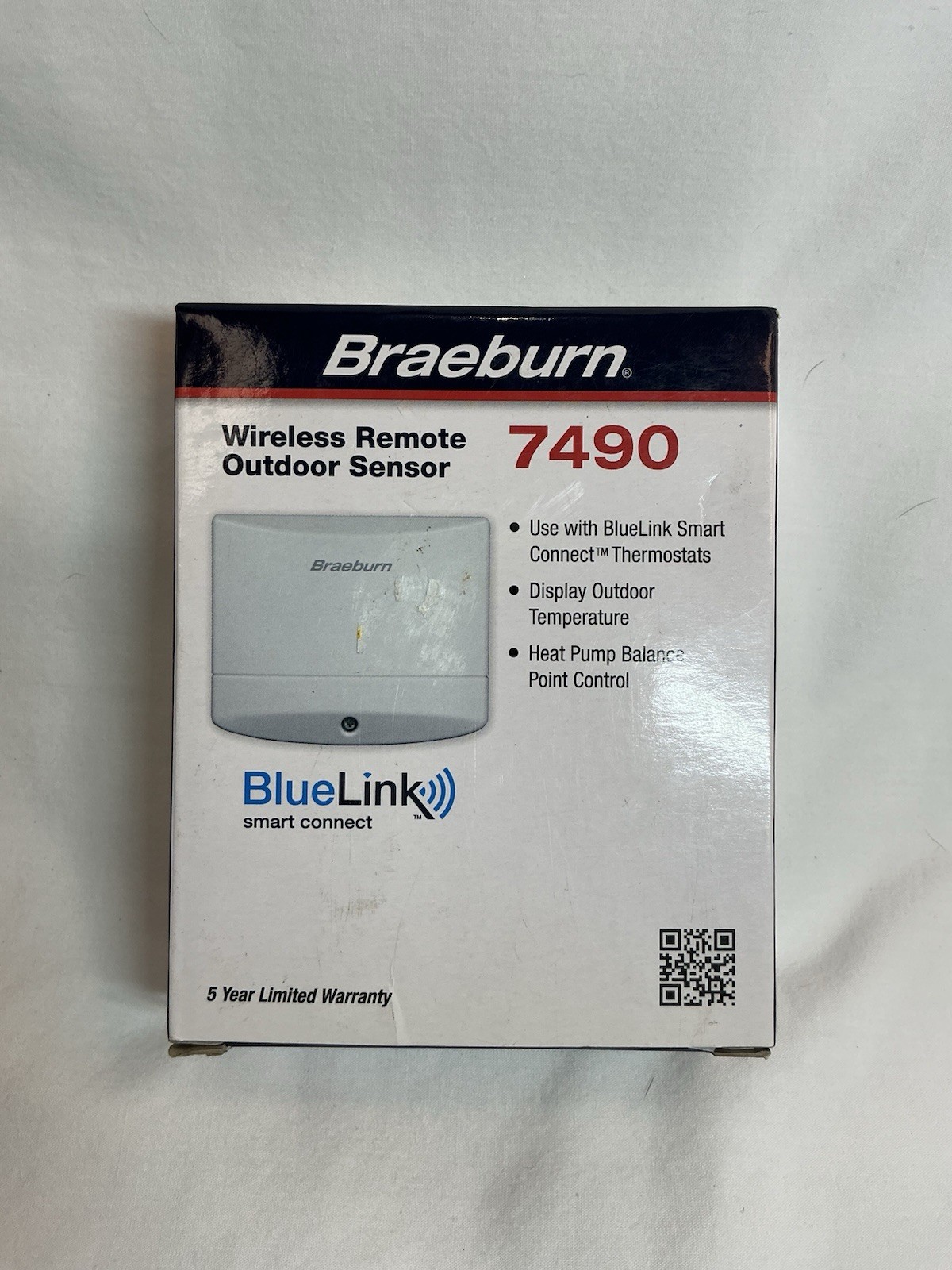 Braeburn 7490 Remote Outdoor Wireless Temperature Sensor