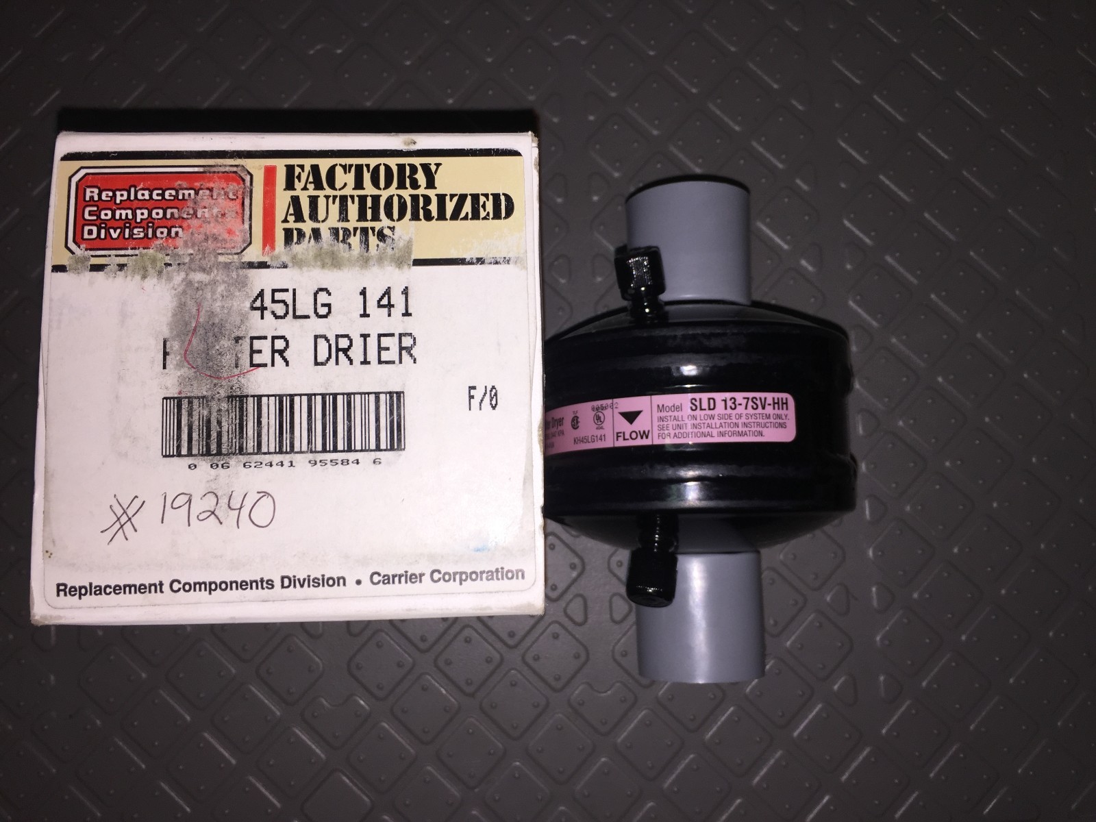 SLD 13-7SV-HH SLD137SVHH Parker Suction Line Filter-Drier 15 Cubic Inches