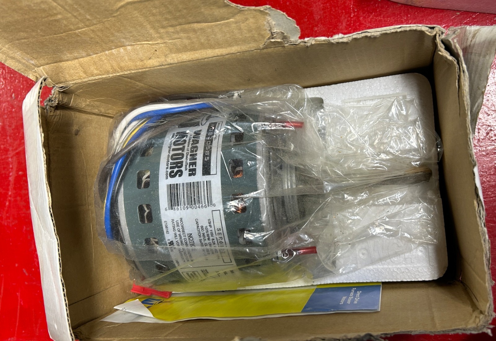 NEW Diversitech WG840585 Motor, 1/3Hp, 115V, Grey, Furnace blower motors