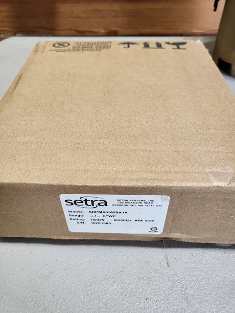 Setra 10291589 SRPM005WBA1V Room Pressure Monitor
