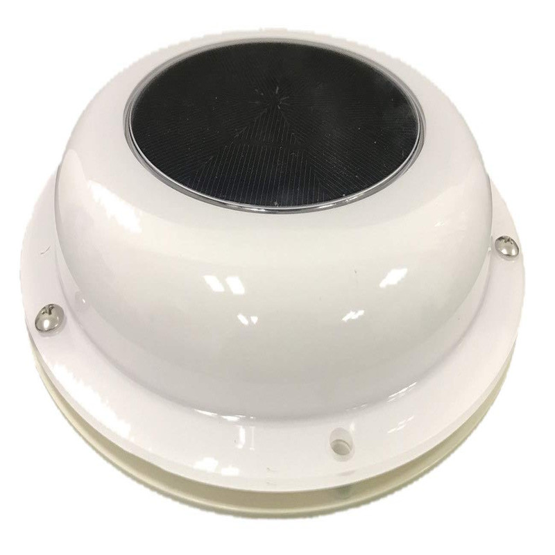 Solatek Solar Ventilation Fan Battery For Boat Yacht Camper Home White