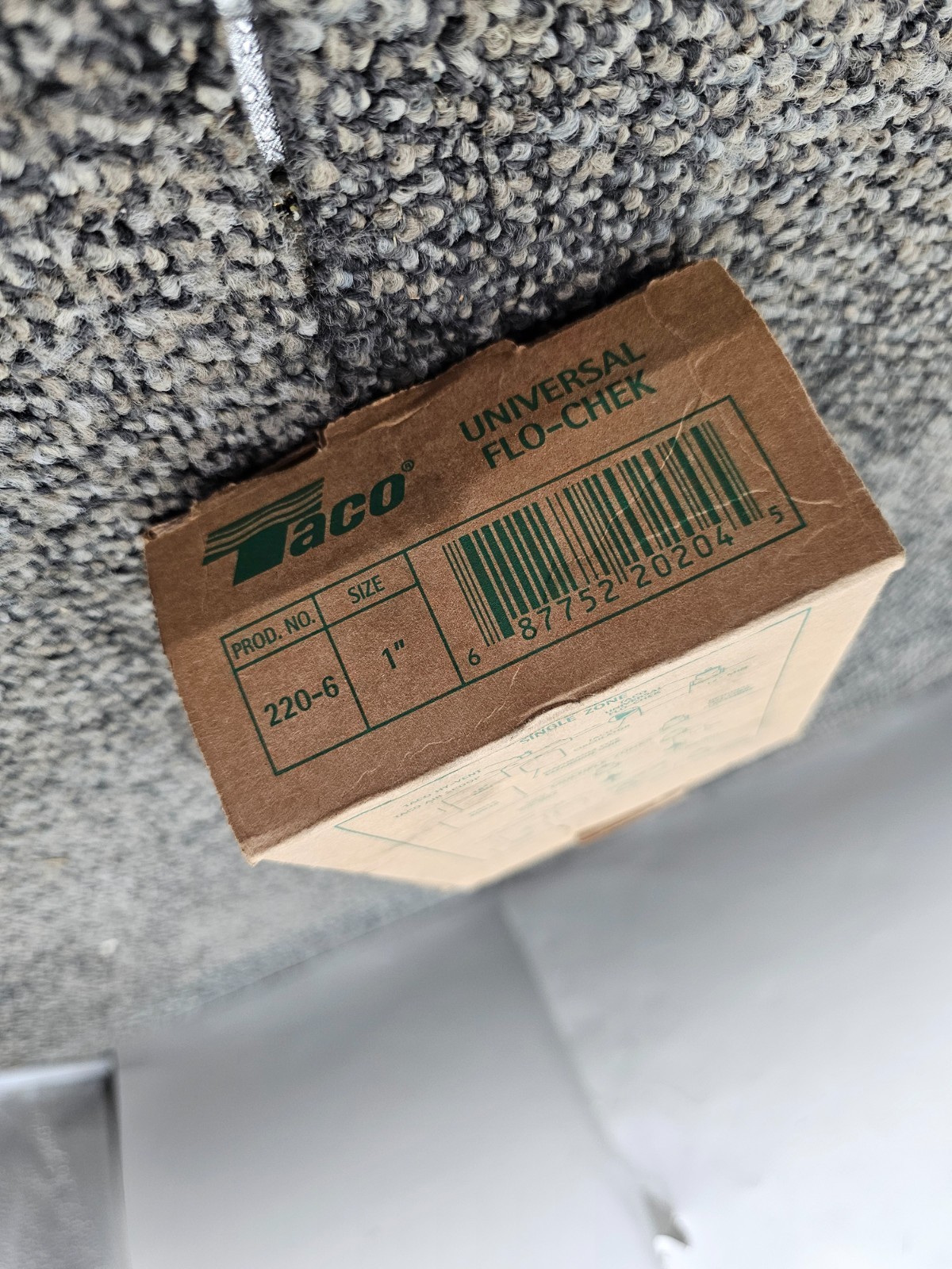 Taco 220-6 1 Flo-Chek 1 in. Cast Iron NPT Check Valve, Threaded Body