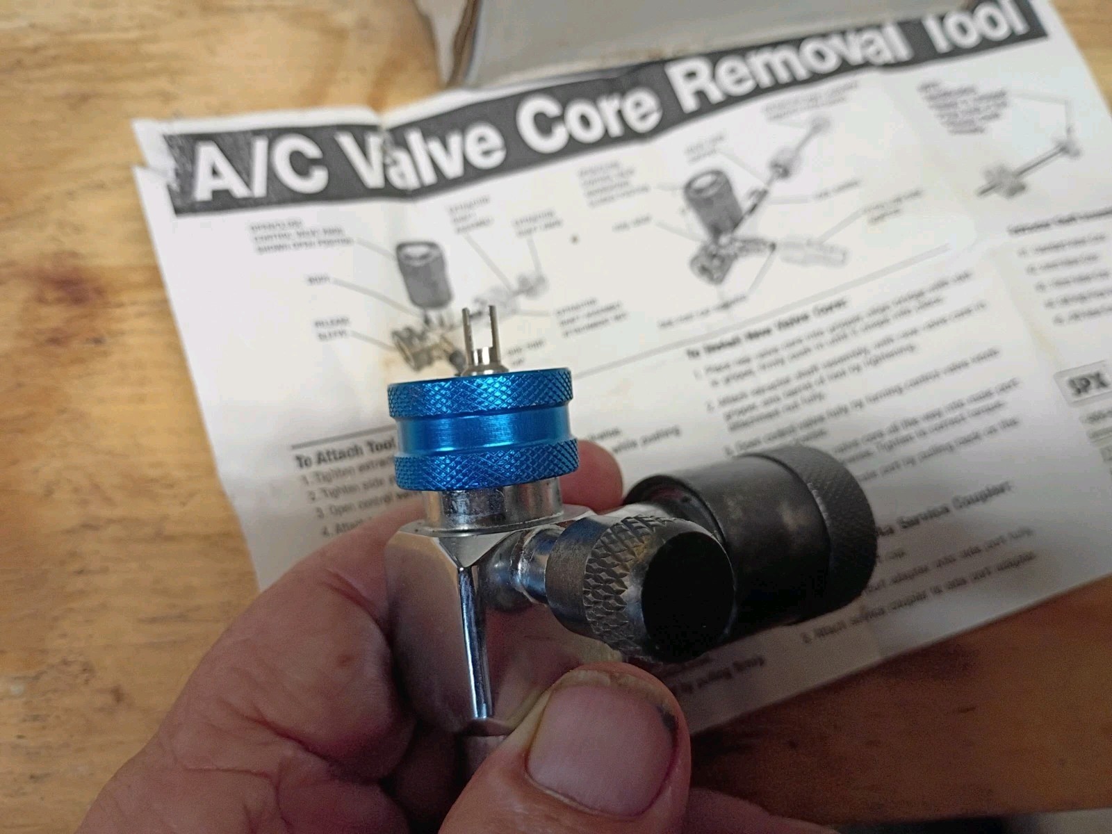 ROBINAIR Valve Core Removal Installation Tool R134A LOW SIDE 18336 COUPLER USA