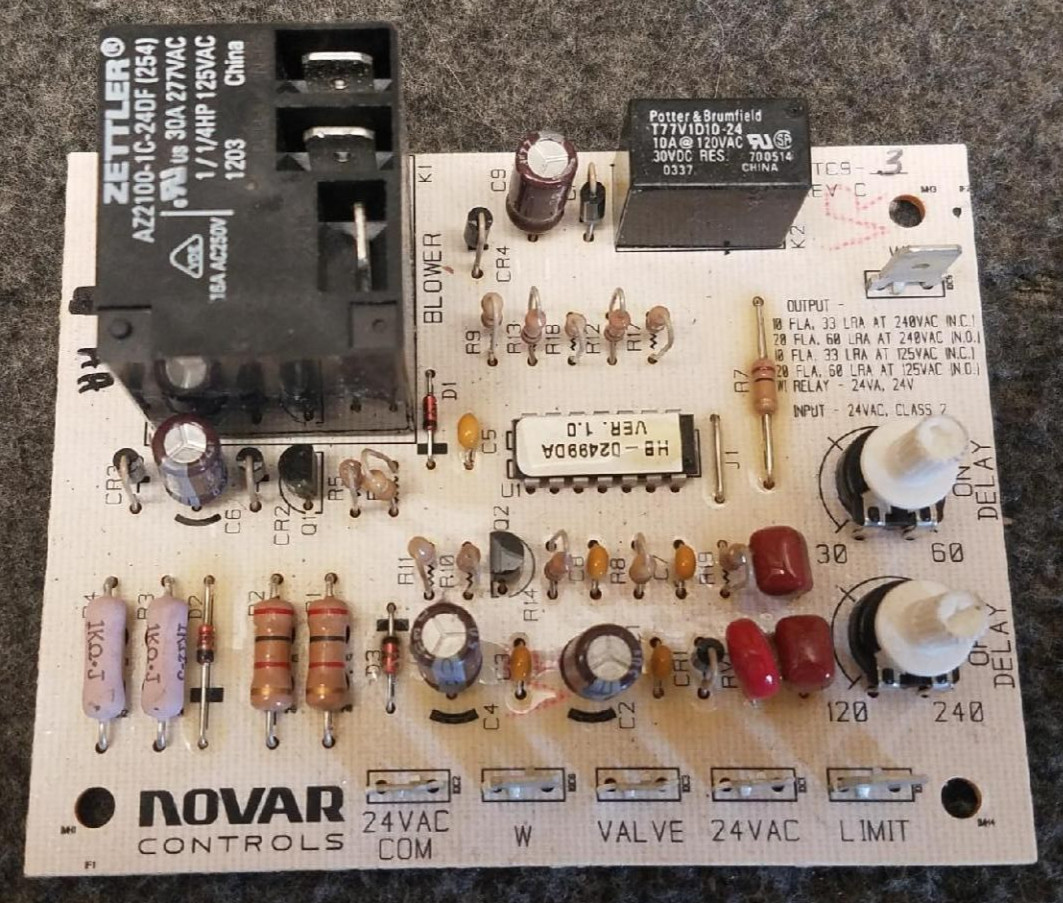 Heatcraft FTC9-H01 FTC9-H02 FTC9-H03 Fan timer Lennox 79J6501 79J65 51K46