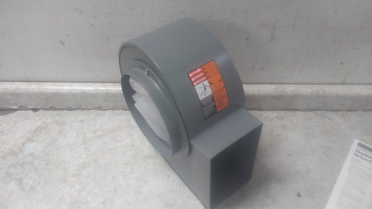 Dayton 1C792 7-3/4 In Wheel Diameter Steel Blower w/out Motor