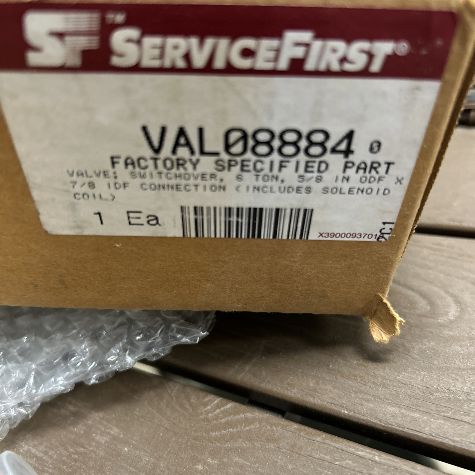 Trane VAL08884 Reversing Valve 24V 5/8″ x 7/8″ ODF 6 Ton OEM