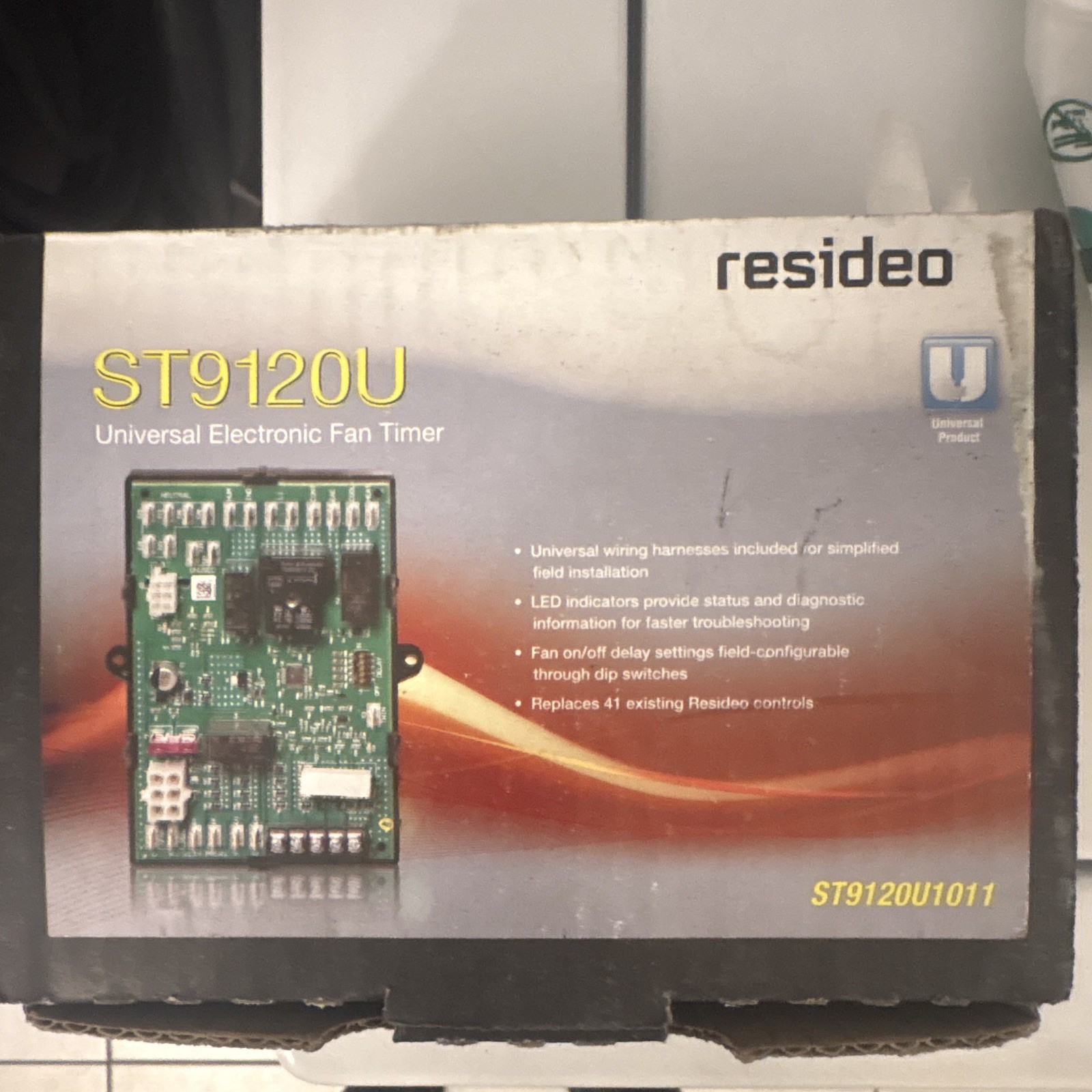 Resideo ST9120U Universal Electronic Fan Timer Board 120V 25A ST9120U1011