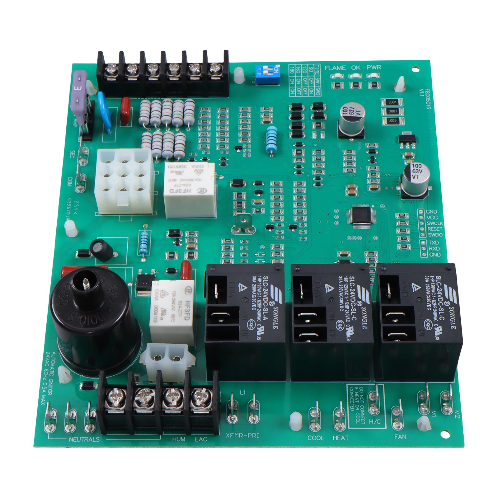 Ignition Control Circuit Board Furnace Control Board ICM292 62-24140-02 62-24140