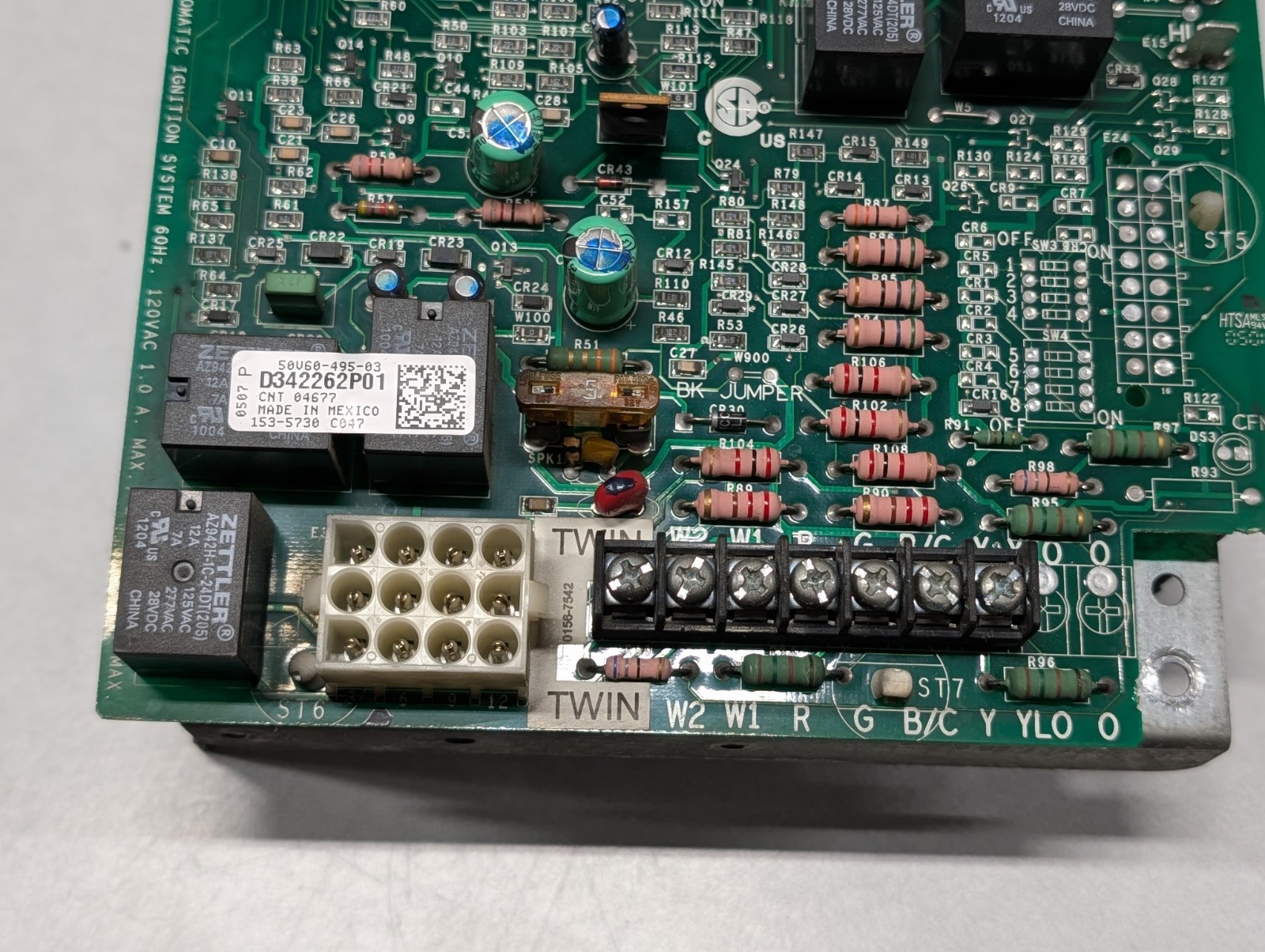 TRANE American Standard 50V60-495-03 Circuit Board D342262P01 used