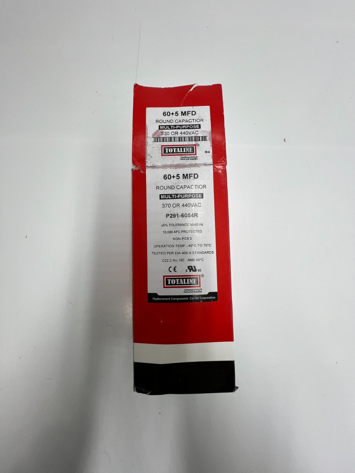 Totaline – Carrier P291-6054R Running Capacitor Round 370/440V Dual 60/5MFD