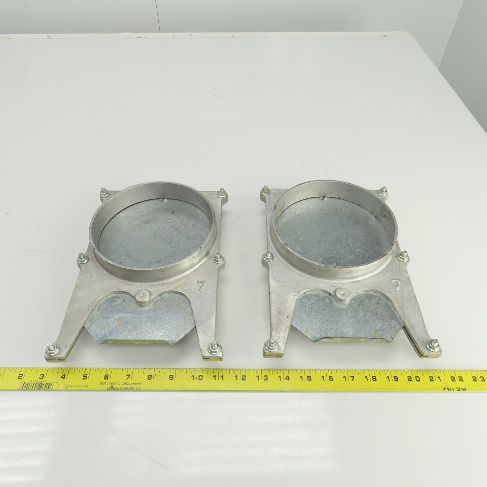 6-1/4″ ID Manual Blastgate Valve 6-3/4″ OD 11″OAL Lot Of 2