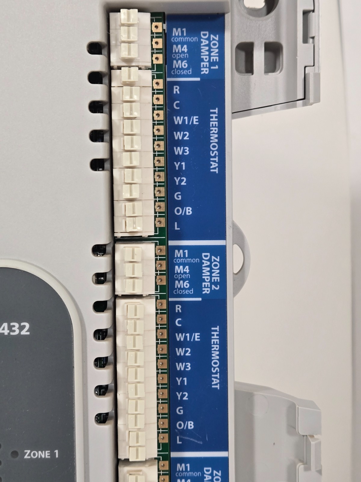 Honeywell HZ432 Truezone Zone Control Panel 4 Zone Used Very Good Condition!