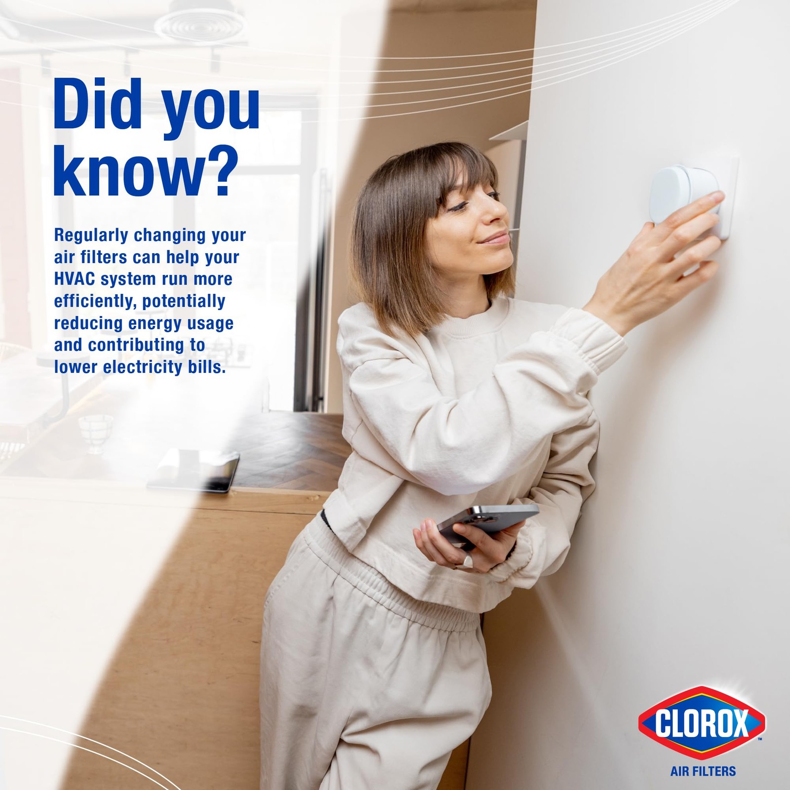 Clorox 16x25x1 Air Filter, MERV 13 Pleated HVAC AC Furnace Filters, MPR…