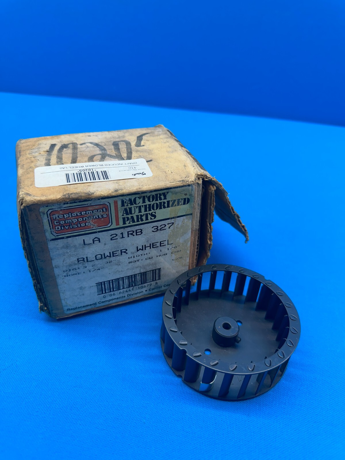 Carrier Black Draft Inducer Blower Wheel LA 21RB 327