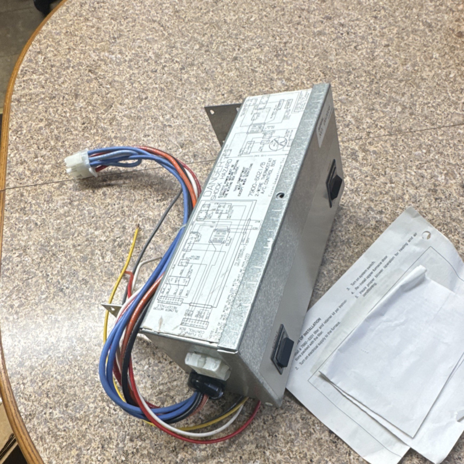Evcon Industries 7900-6021/B A/C Control Box 2-Wire 115VAC Metal