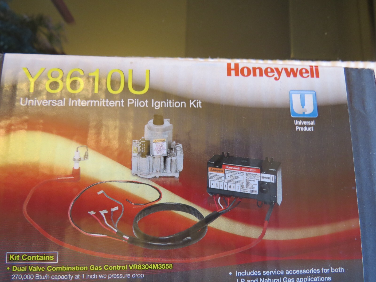 NEW HONEYWELL Y8610U6006 UNIVERSAL INTERMITTENT PILOT IGNITION CONVERSION KIT