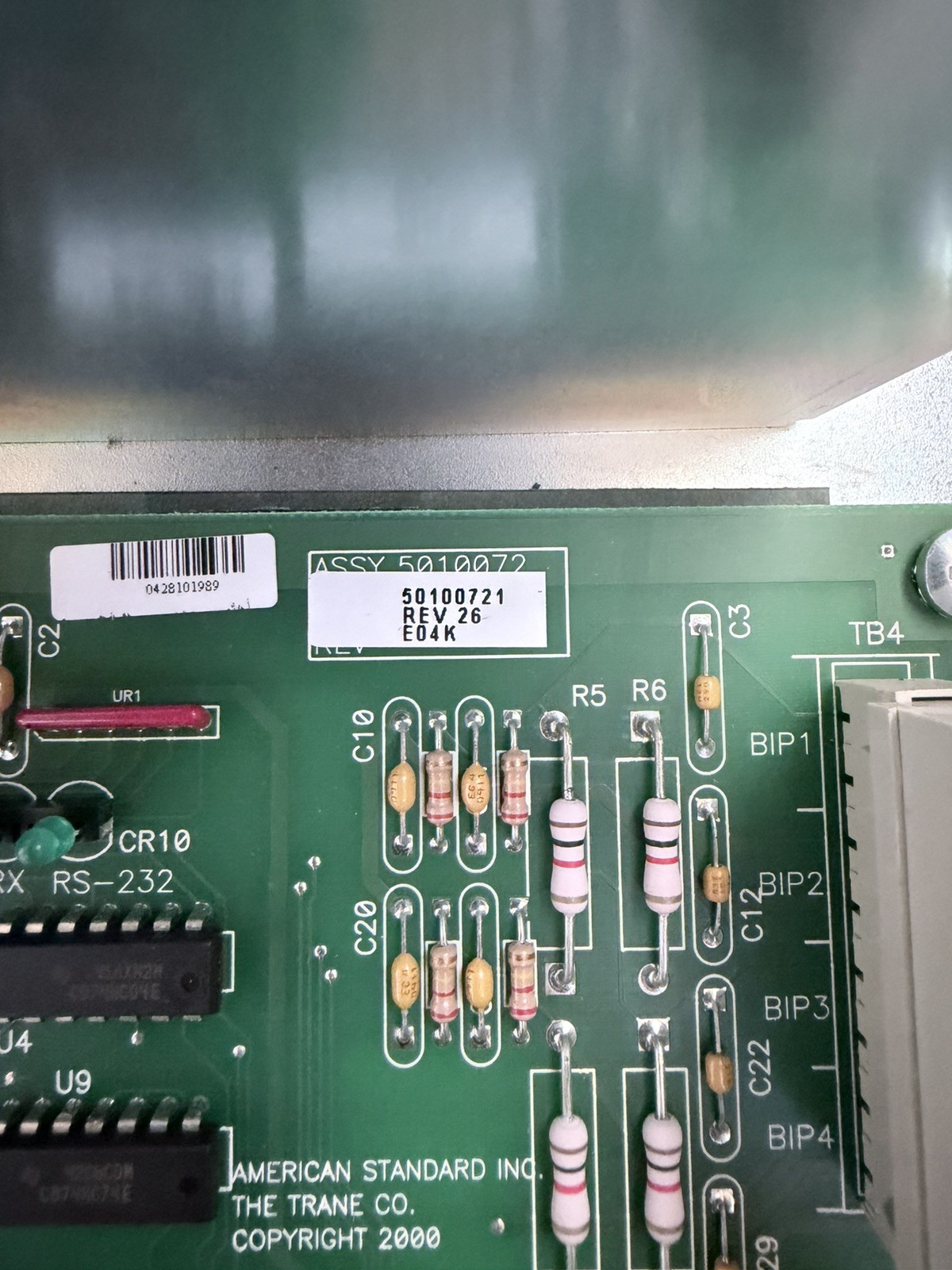 TRANE 4950-0359 TRACER PROGRAMMABLE CONTROL MODULE PCM