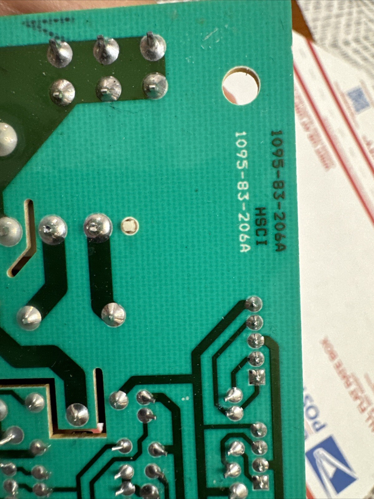 RHEEM 1095-83-206A FURNACE CONTROL CIRCUIT BOARD 62-103189-01