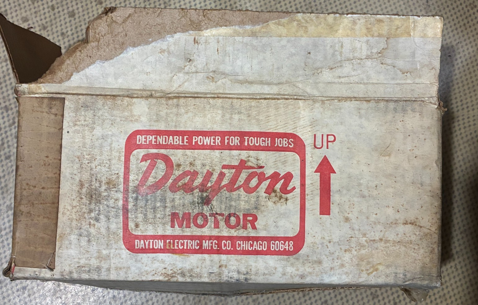 NEW OLD STOCK DAYTON HVAC 3M855 FURNACE AIR HANDLER BLOWER MOTOR 1/2 HP 3 SPEED