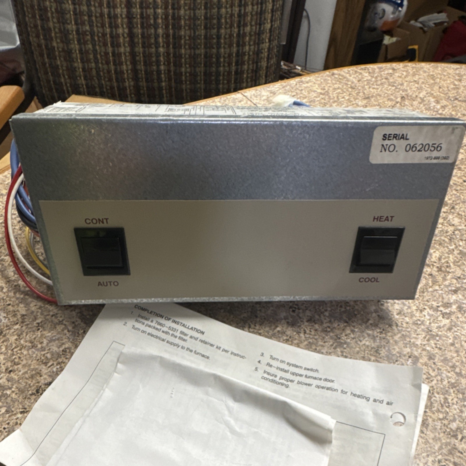 Evcon Industries 7900-6021/B A/C Control Box 2-Wire 115VAC Metal