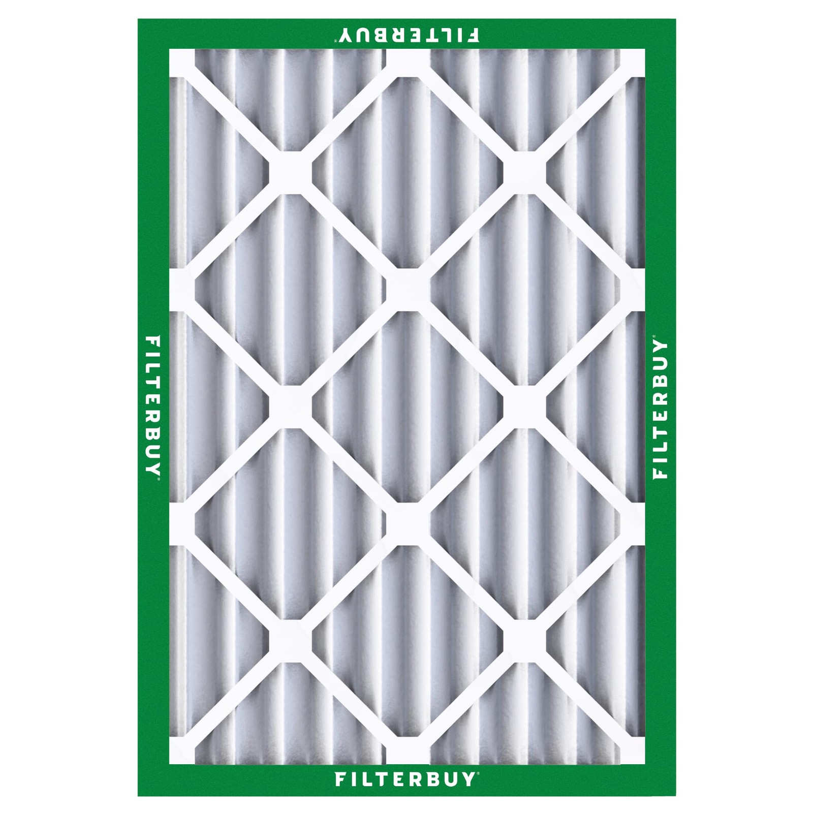 Filterbuy 20X25X4 Air Filter Merv 8 Essential Defense 2-Pack Electrostatic