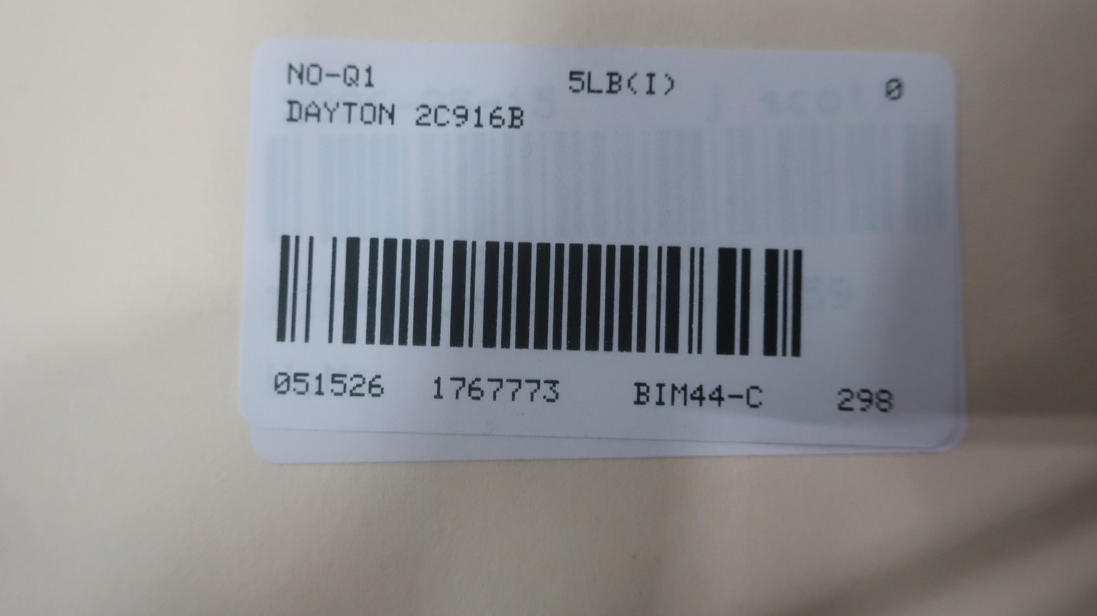Dayton 2C916B Centrifugal Blower 1/25hp 230v-ac