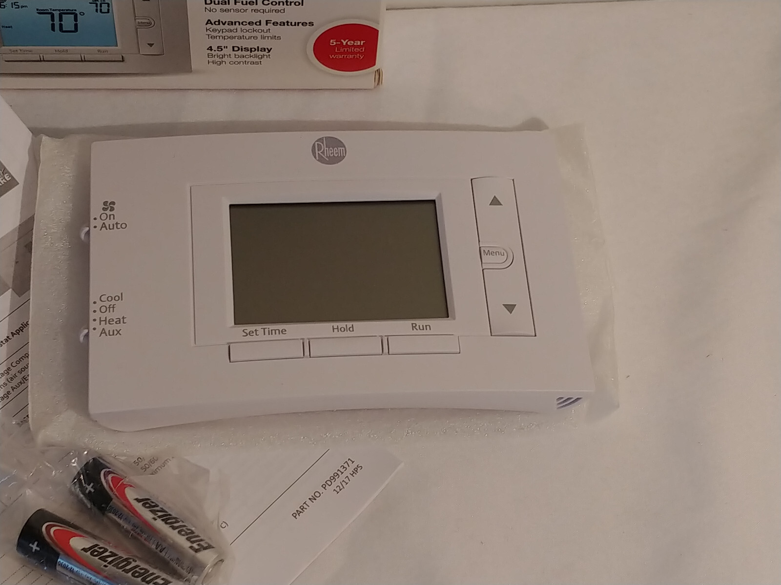 Rheem Thermostat – 2H/1C Programmable – RHC-TST83H-21PR
