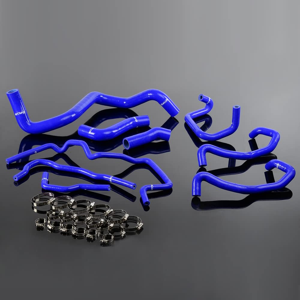 Silicone Radiator Coolant Hose Blue for 1999-2006 1.8T Turbo