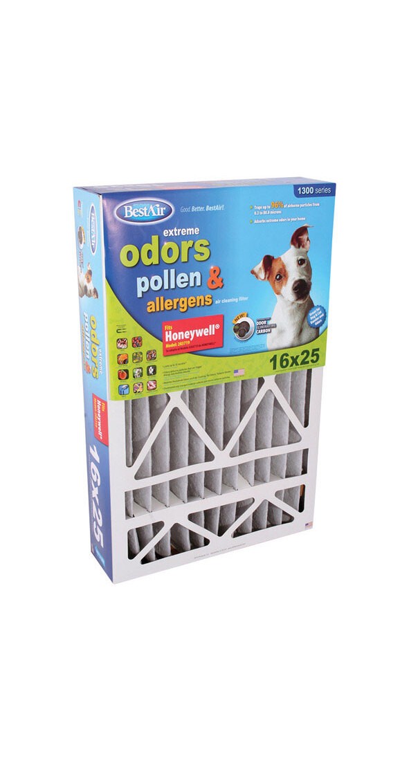 BestAir PFHW1625-11CR Air Filter 16″ W X 25″ H X 4″ D 11 MERV Pleated