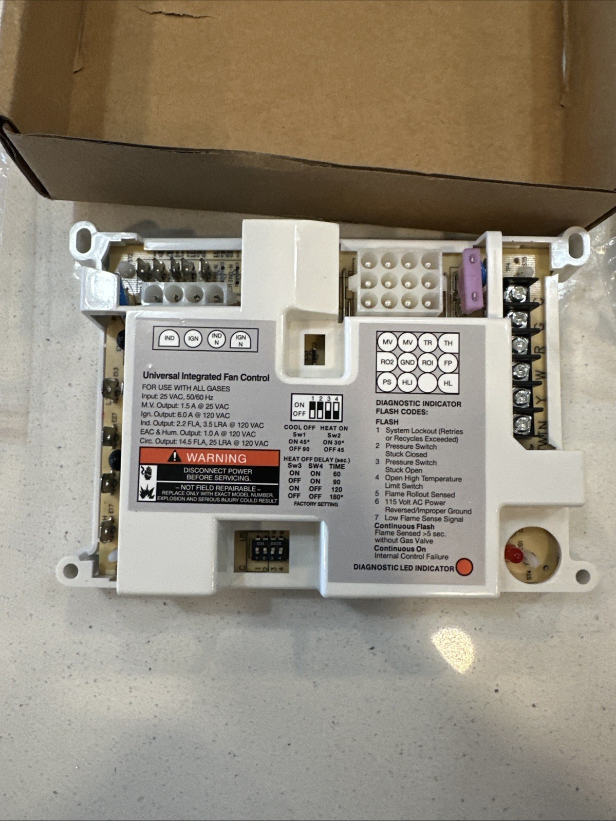 50A55-843 Furnace Control Board Furnace，Suitable for White Rodgers 50A55-843