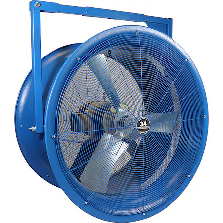 Patterson H34b High Velocity Industrial Fan, Column, Floor, Wall Mount, 34 In