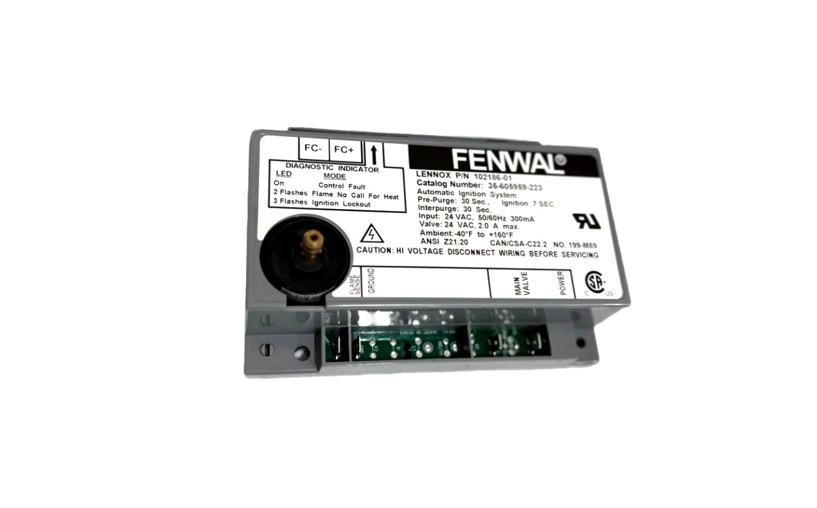 FENWAL 102186-01 IGNITION CONTROL MODULE 35-605959-223 LENNOX
