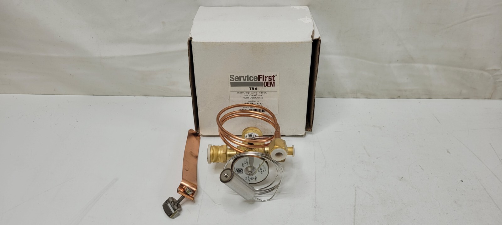 TRANE SERVICE FIRST OEM TR6 VAL11157 VALVE EXPANSION 4 TON 3/4 INLET/ OUTLET