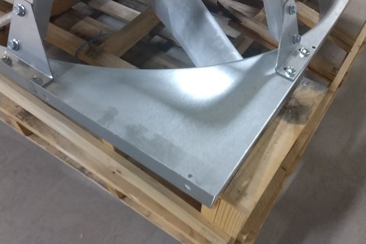 Dayton 1AHB5 60 In Blade Diameter Steel Frame Exhaust Fan w/out Motor