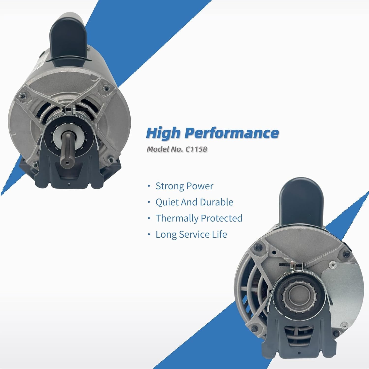 LEUNGOO C1158 Fan and Blower Motor Replace Marathon C1158 1 HP 1725RPM