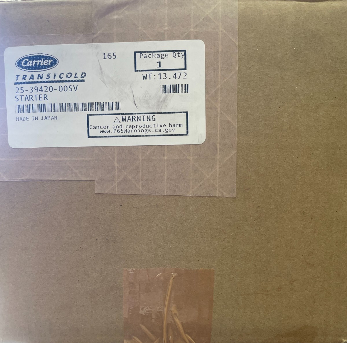 Carrier 25-39420-00SV STARTER