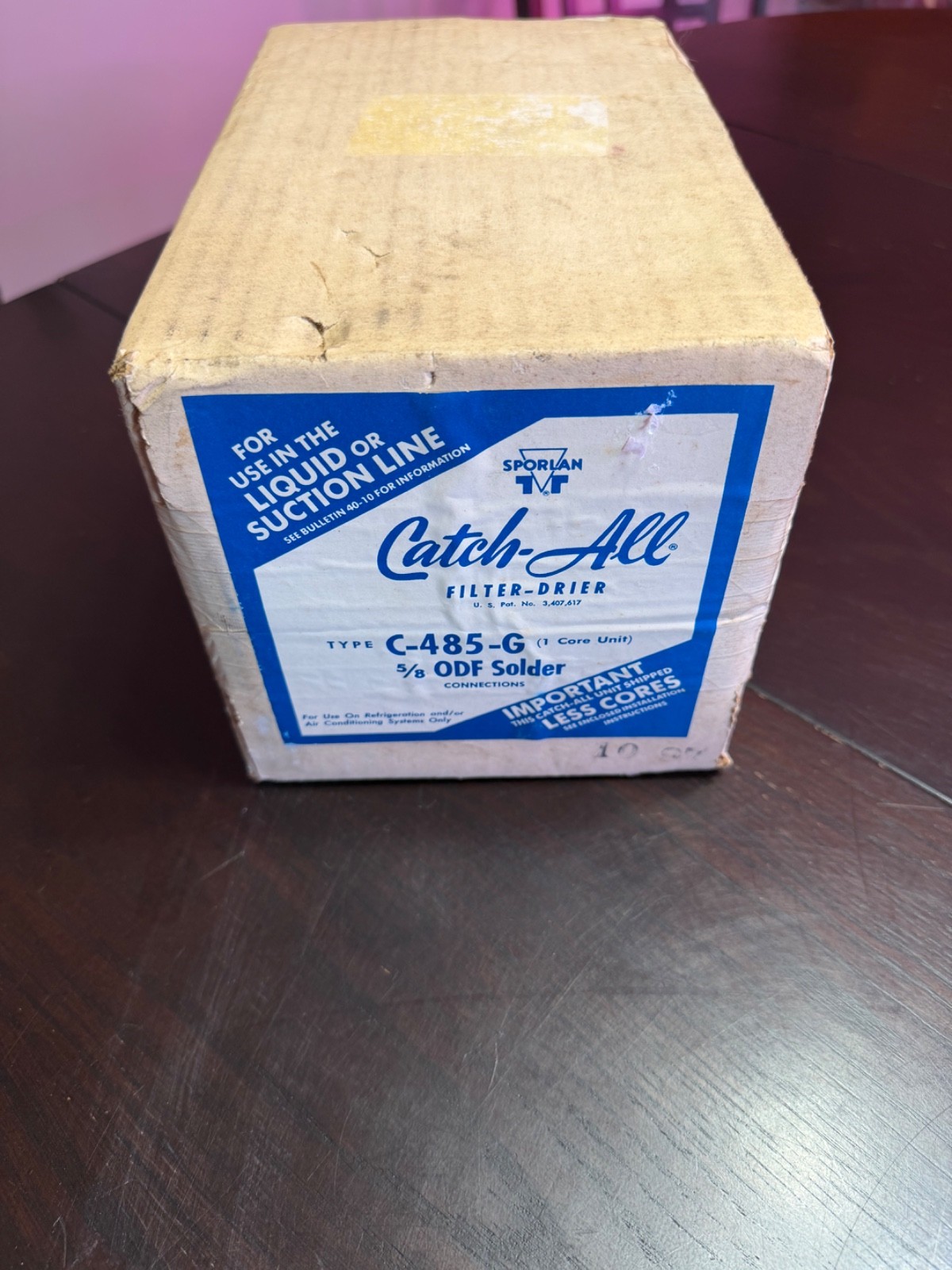 Sporlan C-485-G Catch-All Refrigerant Filter Drier 5/8″ ODF Solder