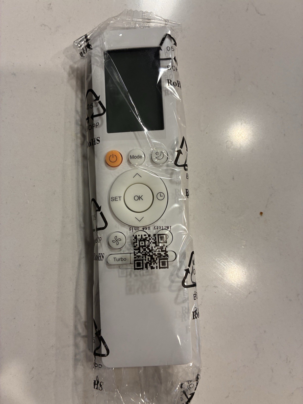 Carrier Remote Control 17317000A59667 for HVAC Systems Battery Powered Plastic