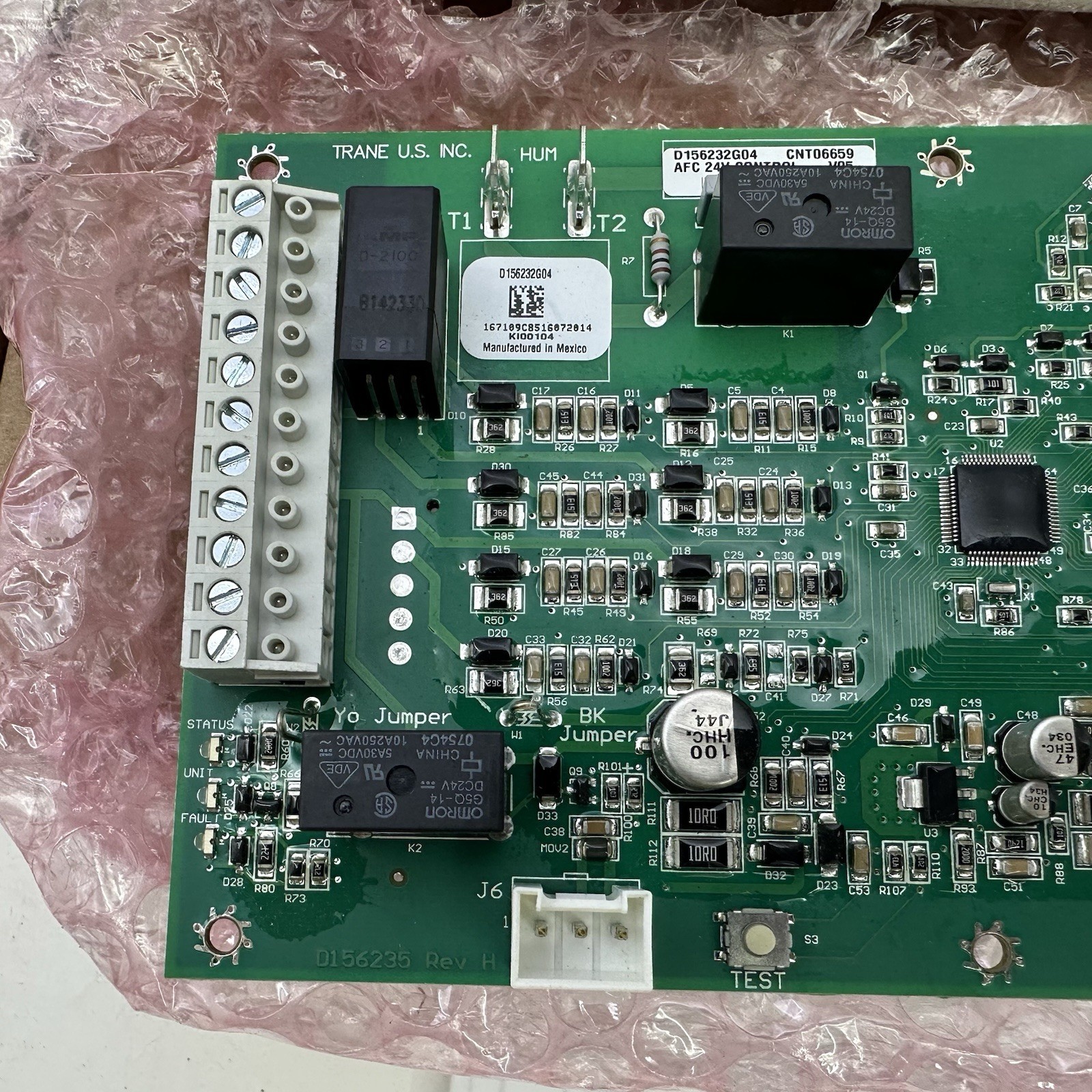 Trane CNT06659 D156232G04 AFC 24V Control Board | Tested Working | OEM