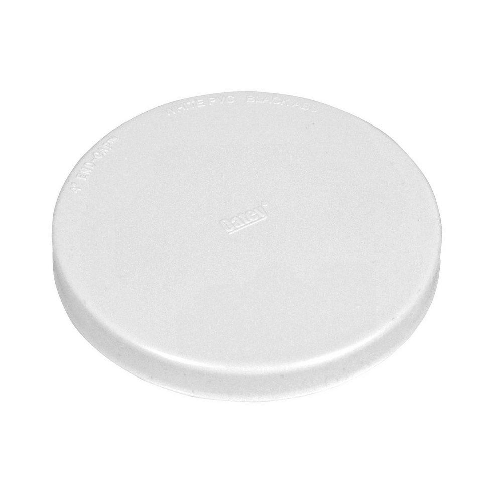 Oatey 33474 4″ PVC End Cap Test Cap White