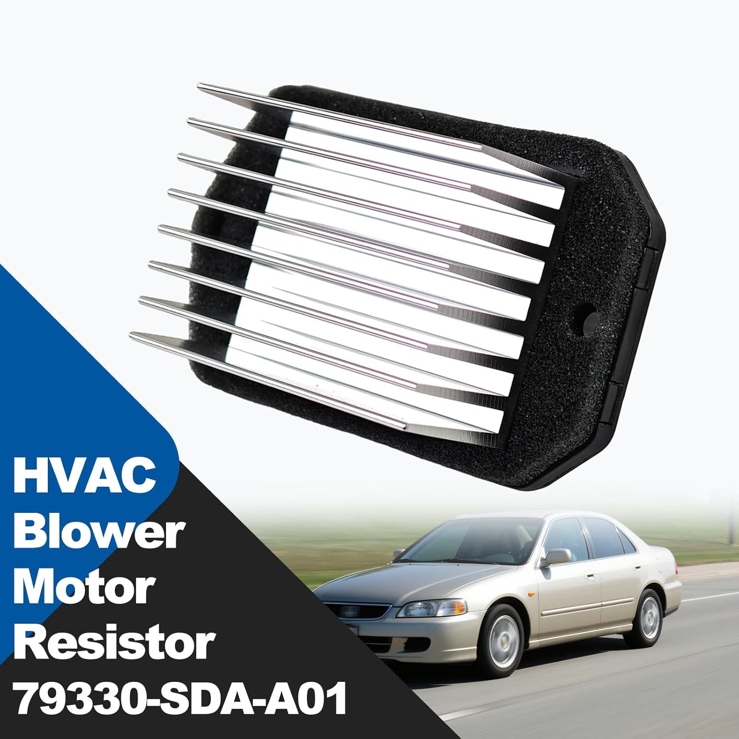 HVAC Blower Motor Resistor Compatible with 2001-2011 Honda Civic,03-12 Accord,02