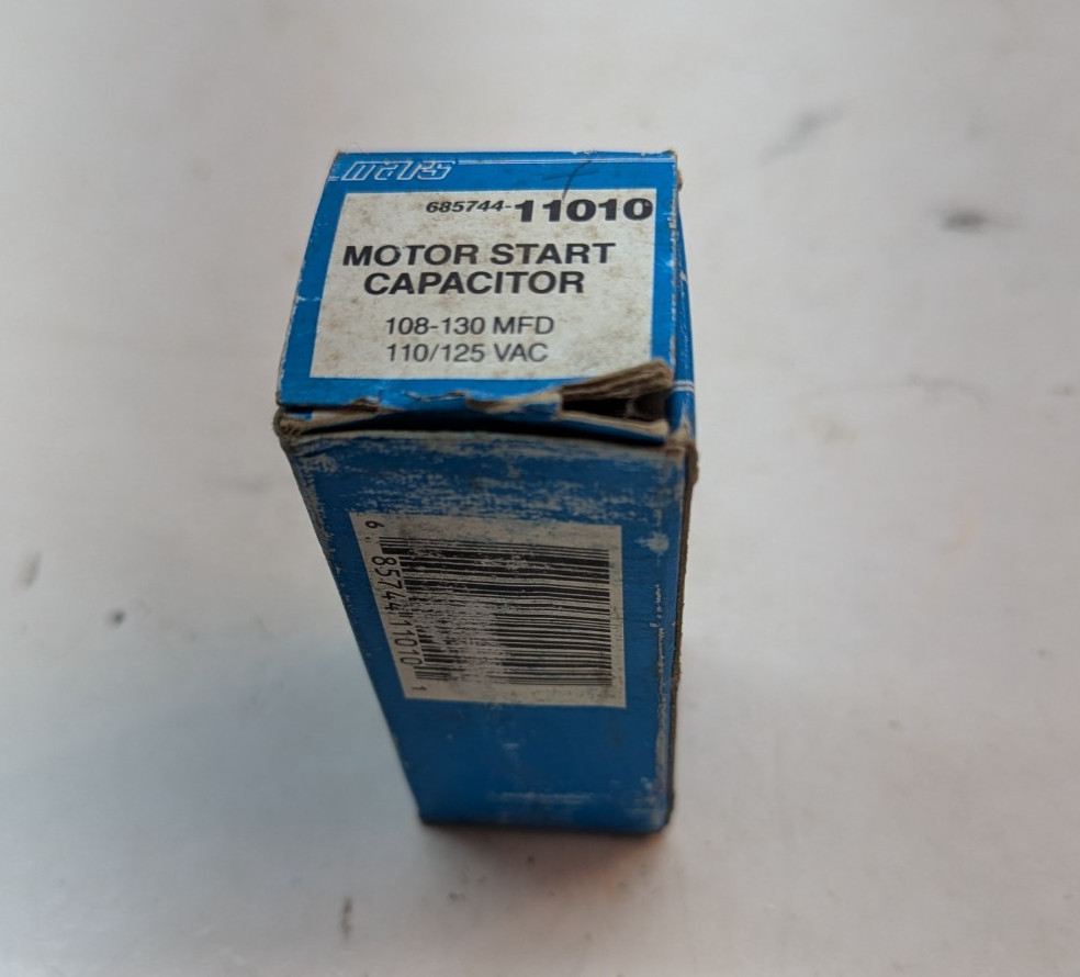 MARS 11010 Motor Start Capacitor 108-130MFD 110 125VAC 685744 USA 235004904A