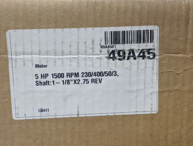 ~Discount HVAC~ LN-49A45 – Lennox – Motor – 5HP – 1500 RPM -230/400V – 3PH