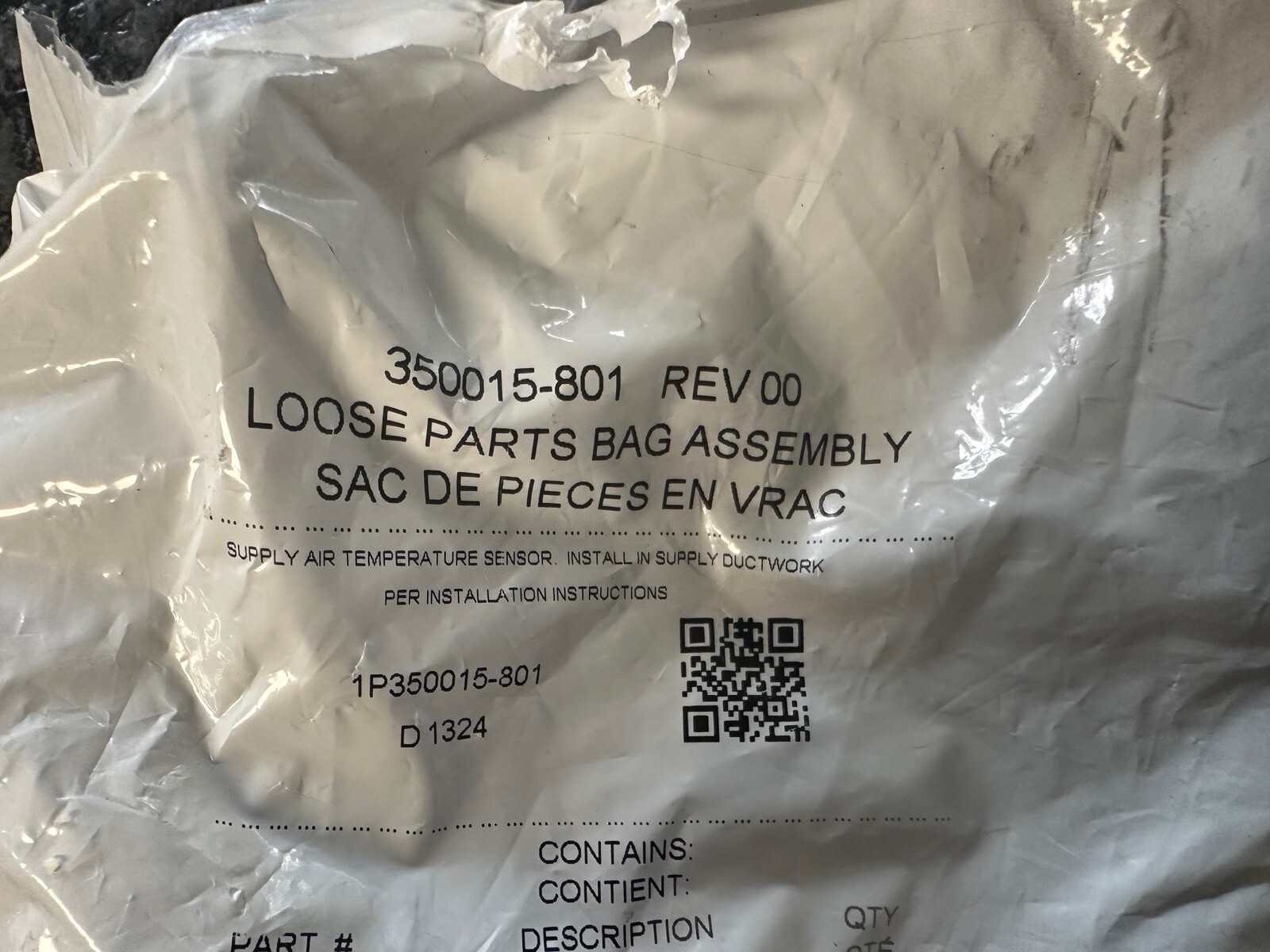 Supply Air Temperature Sensor HH79ZZ012 Bag 350015-801 Lot Of 12 Sensors