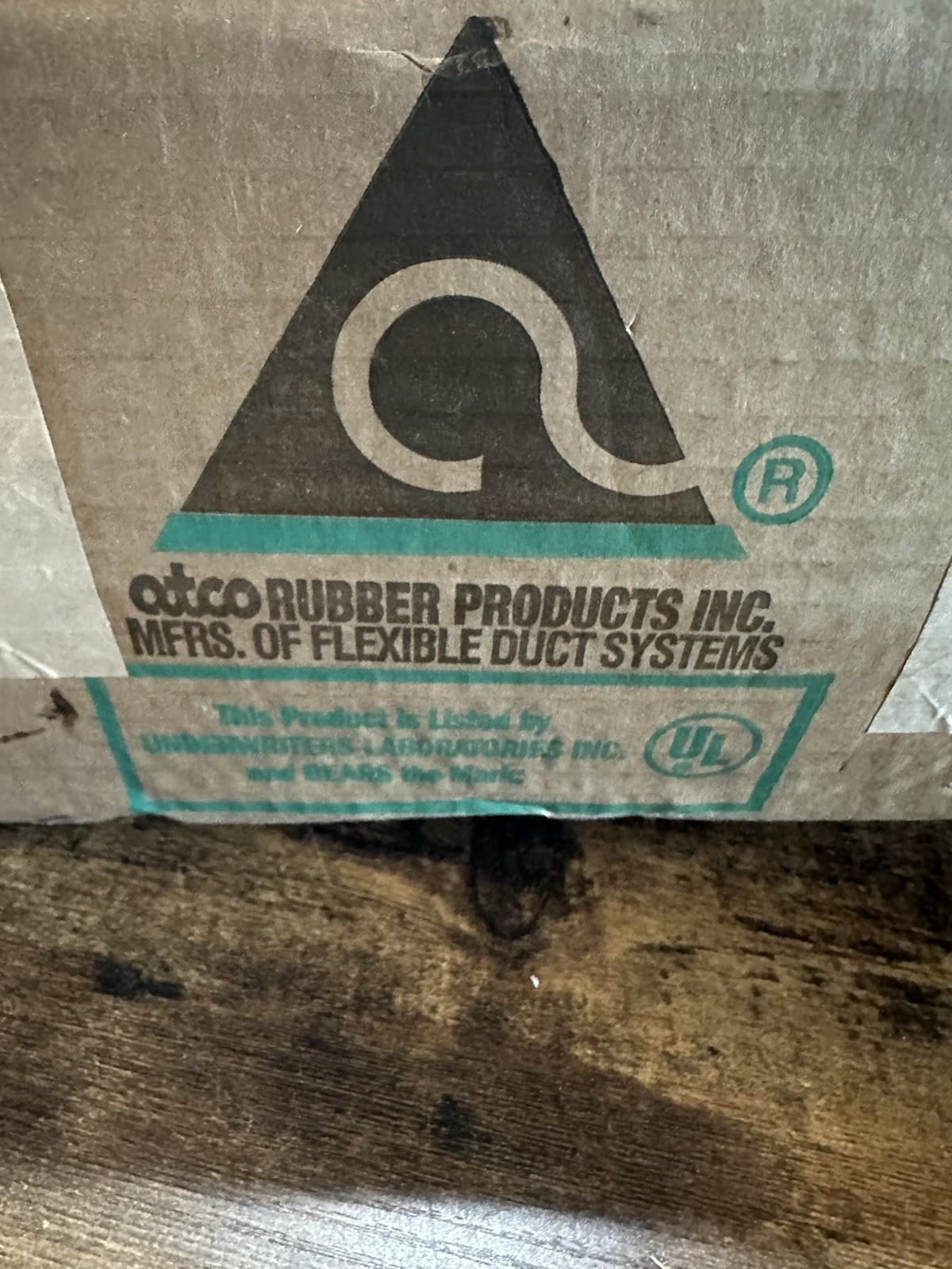 Atco 5” x 25’ Flexible Air Duct Connector Uninsulated Class 1 Open Box
