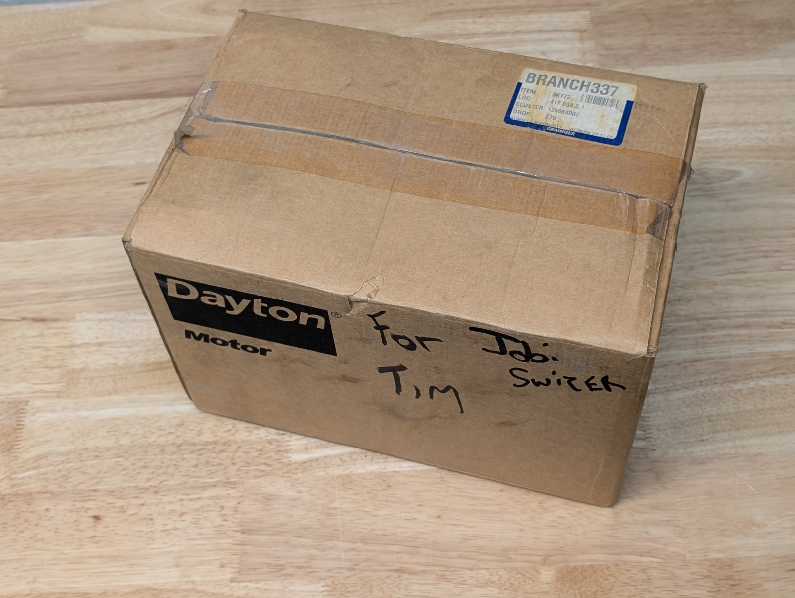 Dayton 3K772G Belt Drive 1/2 Hp Fan and Blower Motor