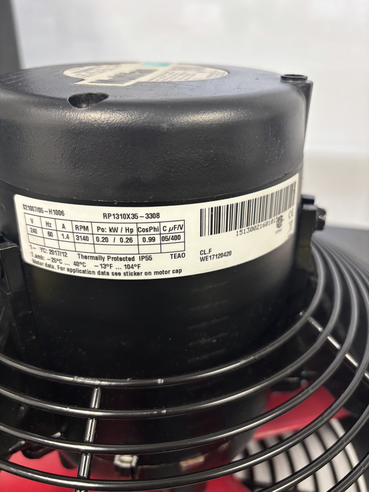New in Box MULTIFAN V2E30K6M71100 Exhaust Fan, 12″, Single-Phase 240VAC