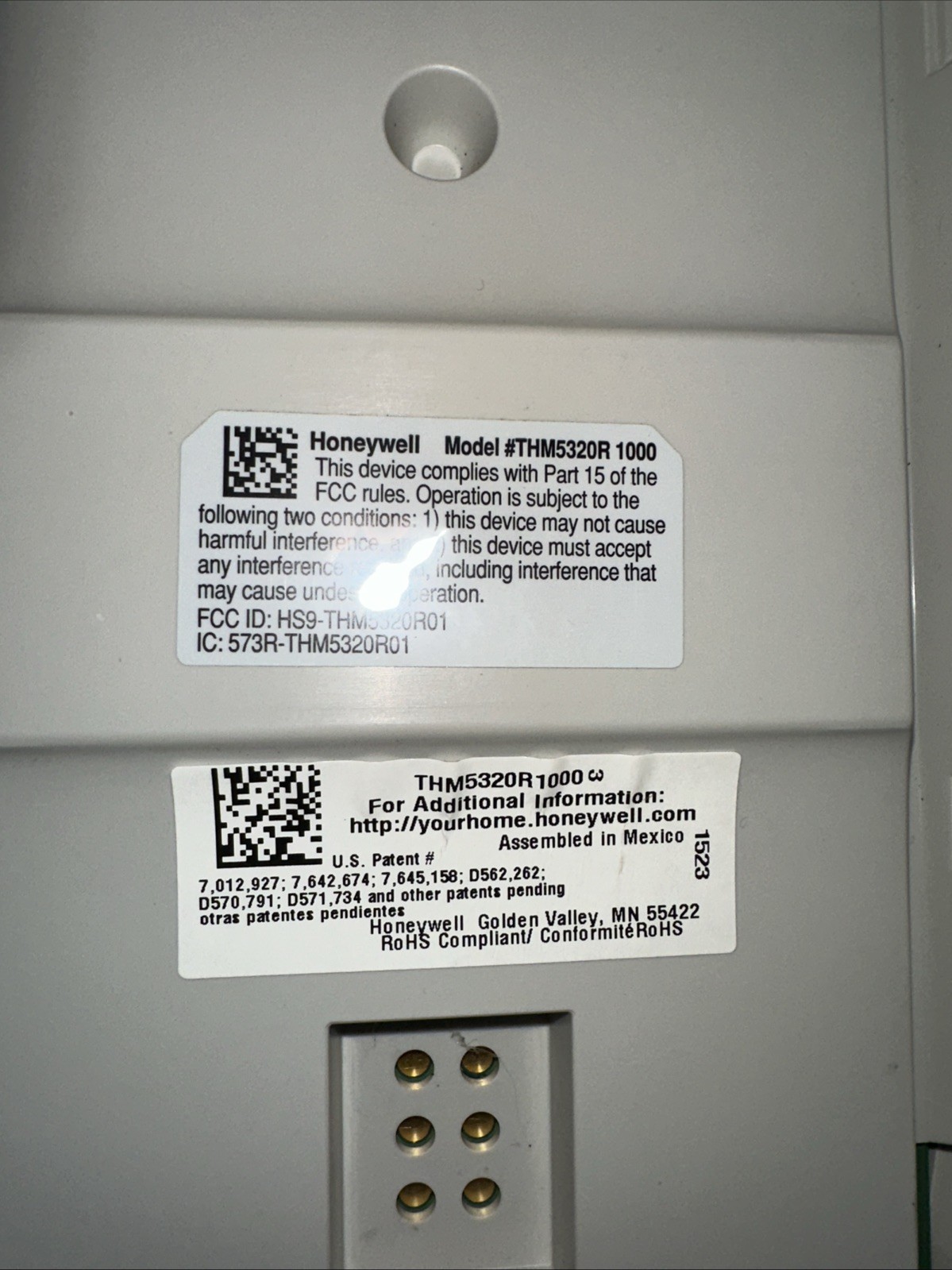 HONEYWELL THM5320R Redlink Interface Module THM5320R1000 used