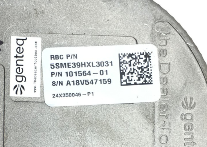Genteq GC08 Module Only for 5SME39HXL3031 101564-01 1/2HP 240V CCWLE used #W263